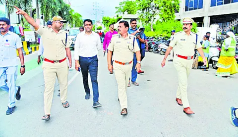 శాఖల సమన్వయం... పటిష్టమైన బందోబస్తు 