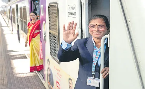 Asia 1st woman loco pilot Surekha Yadav retires after 36-yr service
