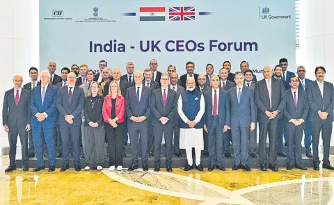 India aims to double bilateral trade with UK to 112 billion dollers by 2030