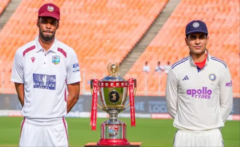 India Won The Toss And Choose To Bat In 2nd Test vs West Indies