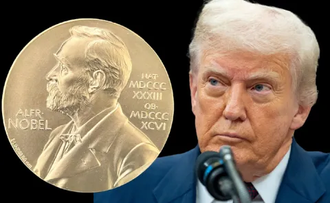 Donald Trump Missing the 2025 Nobel Peace Prize