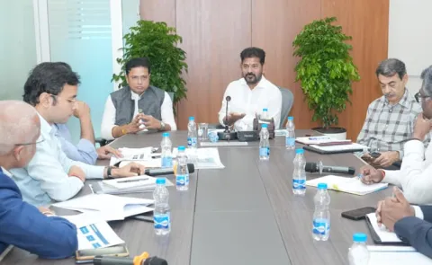 CM Revanth Reddy Review On T Square Works