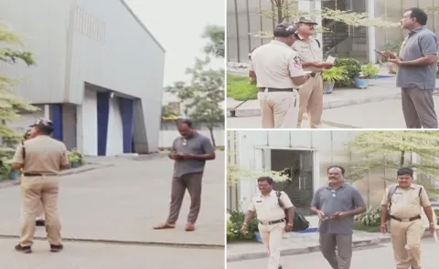 AP Police Over Action At Sakshi Office In Auto Nagar