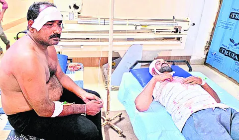 ఘాట్‌లో వాహనం బోల్తా
