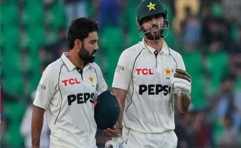 Muthusamys six skittles Pakistan for 378 despite Agha 93
