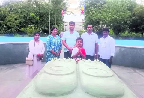 బుద్ధవనాన్ని సందర్శించిన సీడబ్ల్యూసీ డైరెక్టర్‌ 