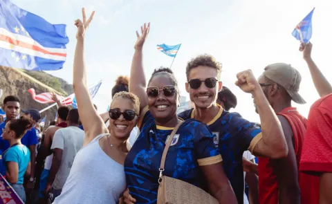 Cape Verde qualify for 2026 FIFA World Cup Fans Celebrates