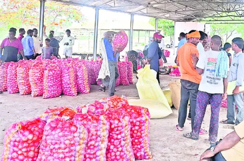ఉల్లి క్వింటా రూ.1,900 
