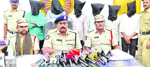 రాగి తీగ దొంగలు అరెస్టు 