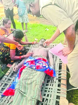 తాండవ నదిలో మునిగి  వ్యక్తి మృతి 