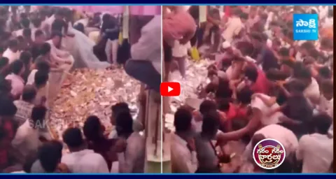 People Fighting For Biryani In Bihar  1