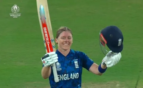 Women's CWC 2025: Heather Knight Slams Century, England Set 289 Runs Target To Team India
