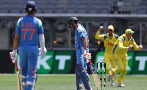 IND VS AUS 1ST ODI: INDIA LOST THEIR FIRST ODI AFTER A YEAR