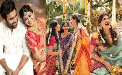 Actor Nara Rohit Fiance Sireesha Shares Haldi Photos