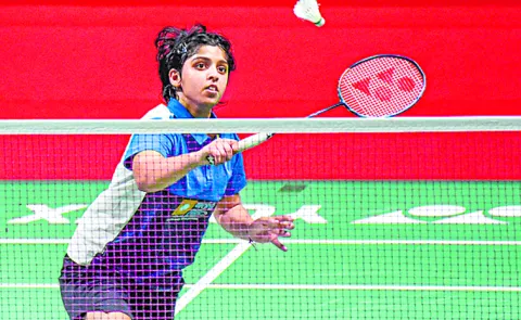 Tanvi in ​​the World Junior Badminton final
