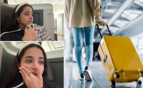 Indian Womans Tearful Goodbye As She Leaves US After Being Laid Off in America
