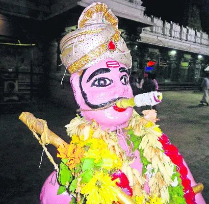 నేడు సింహగిరిపై నరకాసురవధ