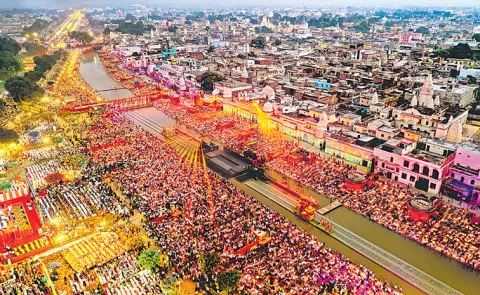 26 Lakh Diyas Light Up Ayodhya On Diwali 2025