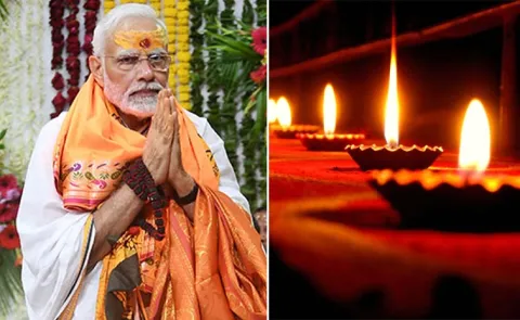 PM Modi Greetings on the occasion of Diwali