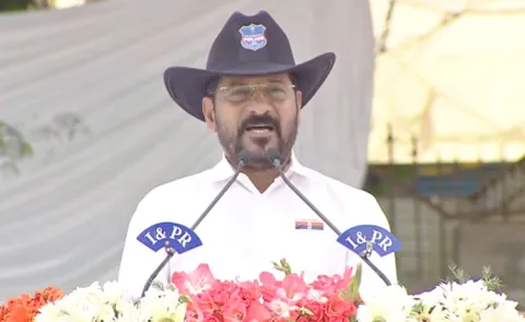 CM Revant Reddy Participating Police Commemoration Ceremony 2025 Speech