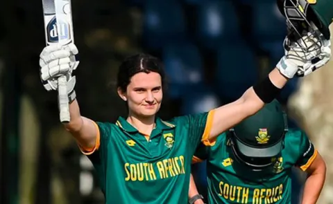 Women's CWC 2025: South Africa Set Huge Target To Pakistan In Rain Affected 40 Over Game6