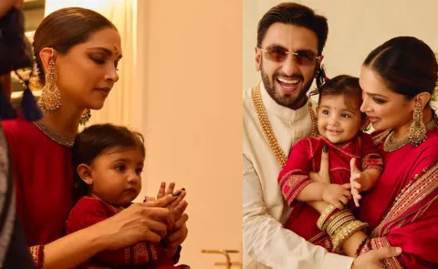 Deepika Padukone Daughters Face Reveal Ex-BF Ranbir Kapoor Wife Alia Bhatt Reaction
