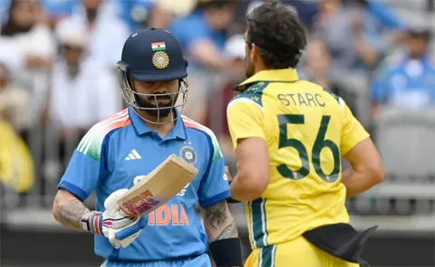 IND VS AUS 2ND ODI: Virat Kohli needs 54 runs to surpass Kumara Sangakkara