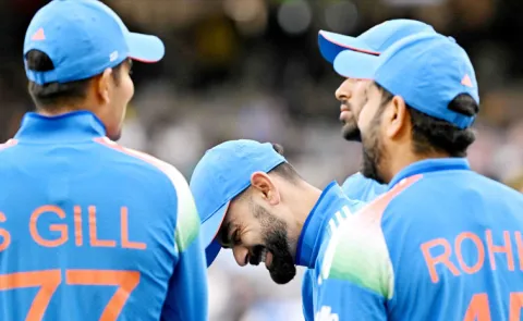 India Coach Strange Excuse For Kohli Rohit Flop Show In Perth Fans Reacts