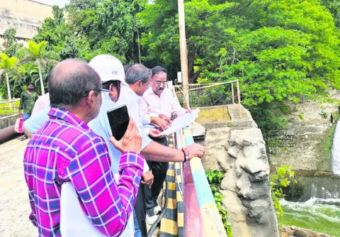 పవర్‌ హౌస్‌ టెయిల్‌ రేస్‌ను పరిశీలించిన జెన్‌కో డైరెక్ట