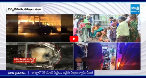 Driver Negligence 22 Dead In Kurnool Bus Incident 1