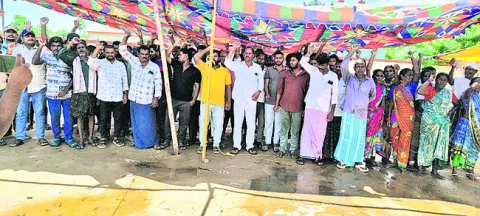 40వ రోజుకు చేరిన రాజయ్యపేట దీక్షలు