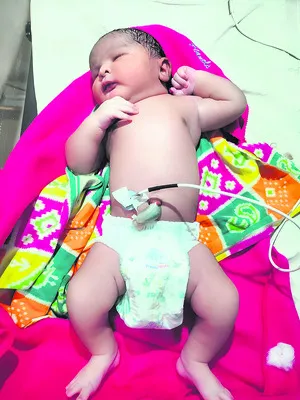 భద్రాచలం ఏరియా ఆస్పత్రిలో బాల భీముడి జననం