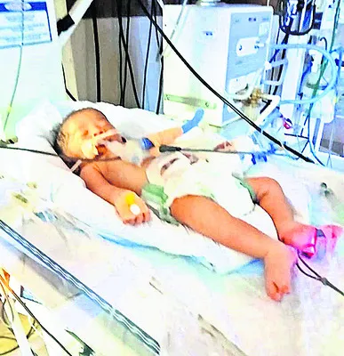 చికిత్స పొందుతూ శిశువు మృతి