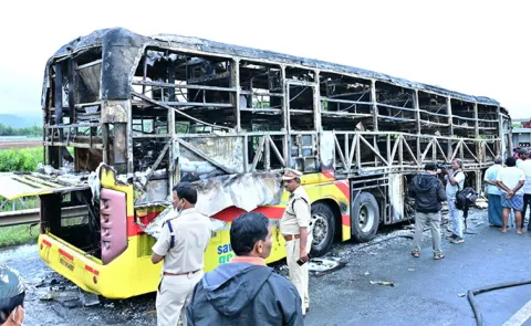 Kurnool Bus Involved in Accident Had Heavy Pending Traffic Fines