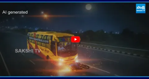 EXCLUSIVE Ai VIDEO of Kurnool Bus Fire Accident 1