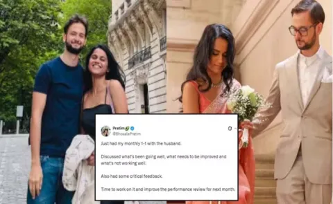 Bengaluru techie shares how her French husband holds Marital Performance Review15