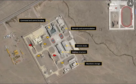 China massive defence complex near Pangong Lake, Indian Border