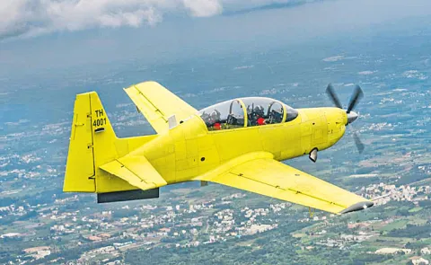 India first indigenous HTT-40 trainer aircraft takes flight in Bengaluru