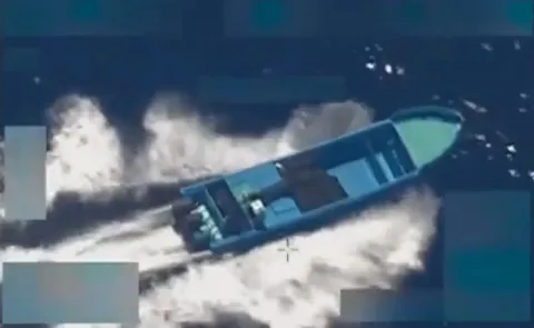 US strike against alleged drug vessel in Caribbean sea