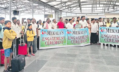 Man flies 500 villagers to Goa for son's engagement