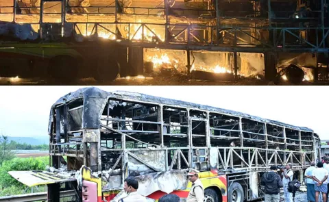 Kurnool Bus Accident: Cases Registered Against Driver And Owner