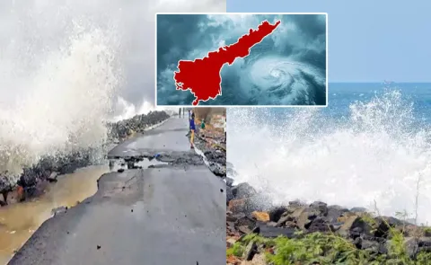 Cyclone Montha Effect: Storm Surge Threat To Kakinada Coast