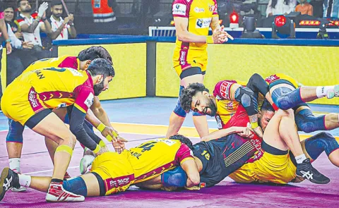 Telugu Titans beat Bengaluru Bulls in mini qualifier