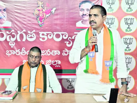 దేశ సేవే బీజేపీ  ప్రధాన ధ్యేయం