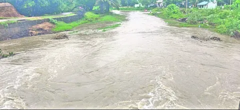 ప్రమాద స్థాయిలో పెద్దేరు