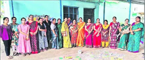 ఉత్సాహంగా ముగ్గులు పోటీలు 