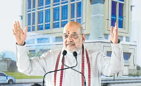 Need triple engine government in state says Amit Shah