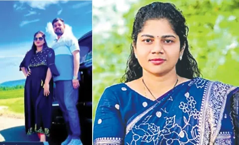 TDP Leader Gollapalli Amulya Files Complaint Against Her Husband