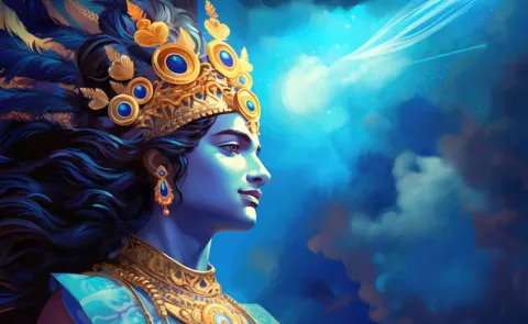 According Vishnupurana devitional story on draught and citizens