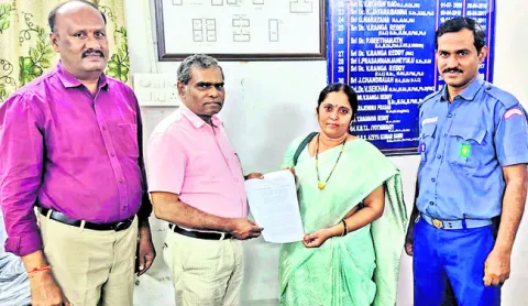 ఎన్జీసీ జిల్లా కో–ఆర్డినేటర్గా శివలక్ష్మి